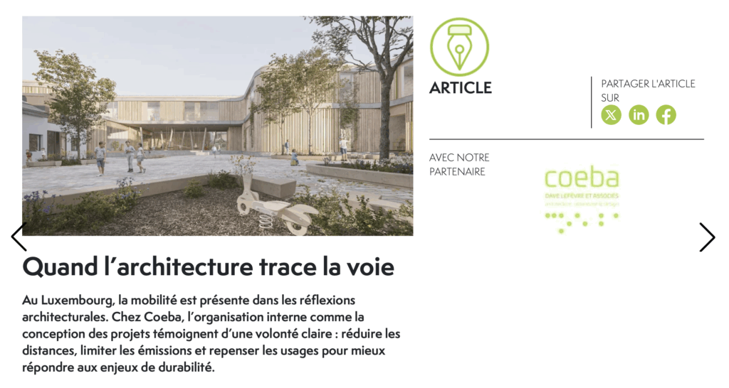 article sur infogreen - dossier mobilité
